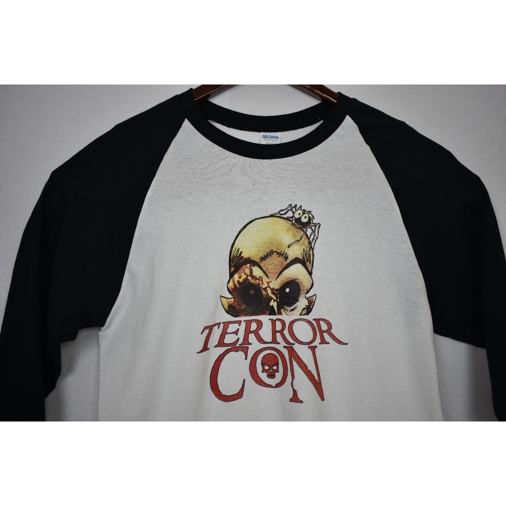 Skull Gildan Mens Terror Con Size Medium - Picture 3 of 8